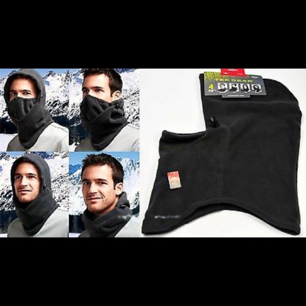 Heat Tek Gear 4 In 1 Microfleece Hood Neck Warm